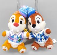 ぬいぐるみ チップ＆デール(ディズニー・クリスマス・ストーリーズ) ぬいぐるみバッジセット 「ディズニー・クリスマス2018」 東京ディズニーランド限定