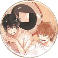 バッジ・ピンズ 湊＆香月 特製缶バッジ(56mm) 「ドラマCD みなと商事コインランドリー」 アニメイト購入特典