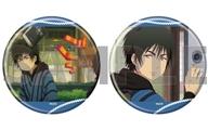 バッジ・ビンズ 01.百暗桃弓木 公式イラスト 缶バッジ2個セット 「出禁のモグラ」