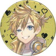 バッジ・ピンズ 鏡音レン(グリッター) 缶バッジ 「楽天コレクション VOCALOID 鏡音リン・レン Happy 14th Birthday」 E-8賞