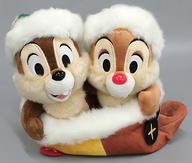 ぬいぐるみ チップ＆デール ぬいぐるみ Santa’s Coming Christmas 2010 「チップとデール」 ディズニーストア限定