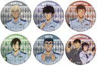 Detective Conan Trading Metallic Can Badge 6-Type Set image 1