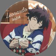 レオナルド・ウォッチ 缶バッジ 「アニくじ 血界戦線＆BEYOND」 E賞 画像 1