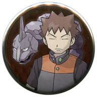 タケシ＆イワーク 「ポケットモンスター 缶バッジコレクション 〜カントー編〜」 ポケモンセンター限定 画像 1