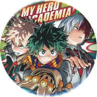バッジ・ピンズ 緑谷出久＆爆豪勝己＆轟焦凍(第26巻表紙) 「僕のヒーローアカデミア展 DRAWING SMASH コレクション缶バッジBIG 最強トリオVer.」 Bild 1