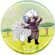 バッジ・ピンズ 荼毘 「TVアニメ 僕のヒーローアカデミア×東武動物公園2025 トレーディング ちびキャラ 動物とのふれあいver. グリッター缶バッジ」