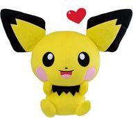ぬいぐるみ ピチュー めちゃでかコロっとまんまるぬいぐるみ あまえる〜ピチュー〜 「ポケットモンスター」 Bild 1