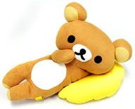 Plush Rilakkuma (Cushion) Pose Plush BIG Suede Touch 'Rilakkuma'