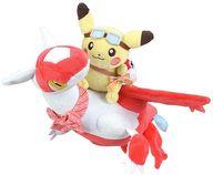 ぬいぐるみ ラティアス＆ピカチュウ ラティアス・ラティオスに乗って ぬいぐるみ 「ポケットモンスター」 ポケモンセンター限定 圖片 1