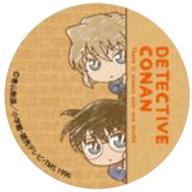 バッジ・ピンズ(キャラクター) コナン＆灰原 「名探偵コナン ついせきちゅう缶バッジ」