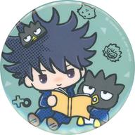 伏黒恵×バッドばつ丸 缶バッジ 「呪術廻戦×サンリオキャラクターズ」 画像 1