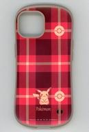 携帯ジャケット・カバー ピカチュウ チェック/レッド iFace First Class スマホケースiPhone 15対応 「ポケットモンスター」 รูปภาพ 1