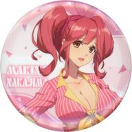 Makina Nakajima Full-Size Trading Can Badge Cafe Ver. - Macross Delta x Chugai Grace Cafe image 1