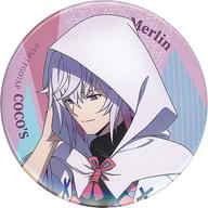 Fate/Grand Order -Absolute Demonic Front: Babylonia- Cocos Collaboration Caster/Merlin (Hood) Newly Illustrated Can Badge Full Body Character Ver.