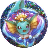 バッジ・ピンズ(キャラクター) シャワーズ 「ポケットモンスター ラメ缶バッジコレクション Oceanic Operetta」 ポケモンセンター限定