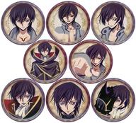 Code Geass Resurrection of Lelouch Tin Badge Set - All 8 Types
