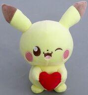 ぬいぐるみ ピカチュウ ポケピース ぬいぐるみ Mellow Heart〜ピカチュウ・モクロー・ヒバニー〜 「ポケットモンスター」 Bild 1