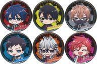 バッジ・ピンズ 全6種セット 「桃源暗鬼 レコスタ グリッター缶バッジ」 รูปภาพ 1