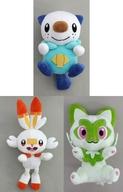 ぬいぐるみ 全3種セット つれてってぬいぐるみ〜ミジュマル・ヒバニー・ニャオハ〜 「ポケットモンスター」 画像 1