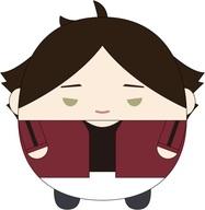 ぬいぐるみ 角名倫太郎 ふわコロりんBIG5(ぬいぐるみ) 「ハイキュー!!」 imagen 1