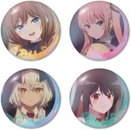 バッジ・ビンズ B.集合 オーロラ缶バッジ4個セット 「真夜中ハートチューン」 圖片 1