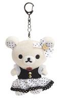 ぬいぐるみ コリラックマ(ドット柄) いつでもいっしょ♪リラックマシリーズ おでかけぬいぐるみキーホルダー 「リラックマ」 画像 1
