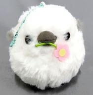 ぬいぐるみ シマちゃん(お花) 春のおとずれSTぬいぐるみ 「ふくふくシマエナガ」