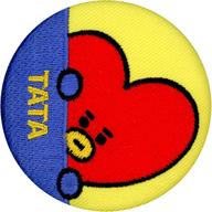 バッジ・ピンズ TATA(ブイ) EMBROIDERY TIN BADGE(刺繍缶バッジ) 「BT21」 รูปภาพ 1