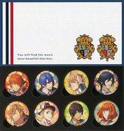 バッジ・ピンズ(キャラクター) [単品] ST☆RISH＆七海春歌 オリジナルバインダー入り缶バッジ8個セット 「PS Vitaソフト うたの☆プリンスさまっ♪Repeat LOVE Premium Princess BOX」 同梱特典