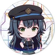 バッジ・ピンズ 月村手毬 「学園アイドルマスター HATSUBOSHI GAKUEN Terminal in 東京キャラクターストリート いちばんプラザ 缶バッジ 06/駅員風衣装ver.(ミニキャライラスト)」