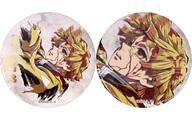 バッジ・ピンズ 全2種セット 57mm箔押し缶バッジ 「リアルWEBSHOPくじ＆WEBSHOPくじ 劇場版 鬼滅の刃 無限城編 第一章 猗窩座再来 隊士 我妻善逸 エンドロールイラスト」 E賞 C107グッズ Bild 1