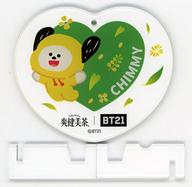 マグカップ・湯のみ CHIMMY(ジミン) アクリルスタンドコースター 「BT21×爽健美茶」 わたしのLoveマイルコース第1弾 1Loveマイル抽選特典