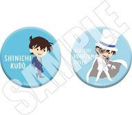 배지・핀즈 쿠도 신이치&괴도 키드 유루팔레트 캔배지 2개 세트 「명탐정 코난」