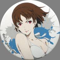 バッジ・ピンズ(キャラクター) 新島真 「ペルソナ5 the Animation -THE DAY BREAKERS- スペシャルイベント 純喫茶ルブラン 屋根裏作戦会議 トレーディング缶バッジ」