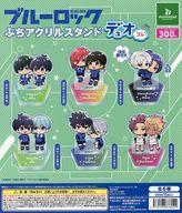 紙製品 ガチャ台紙 「ブルーロック ぷちアクリルスタンド デュオコレ」