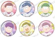 バッジ・ビンズ 全6種セット 「おそ松さん トレーディングホログラム缶バッジ vol.2 シティポップver.」