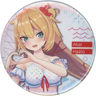 Akai Haato Pin Badge - Virtual YouTuber Hololive Random Can Badge Shiny Wave Ver. image 1