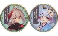 バッジ・ピンズ 楓原万葉＆神里綾華 缶バッジセット(2個セット) 「原神×SWEETS PARADISE -櫻舞万雷-」 画像 1