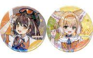Arknights Magallan & Suzuran 2-Piece Can Badge Set image 1