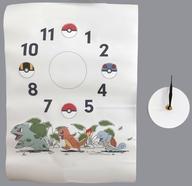 置き時計・掛け時計 フシギダネ＆ヒトカゲ＆ゼニガメ ウォールクロックステッカー 「ポケットモンスター」 图片 1