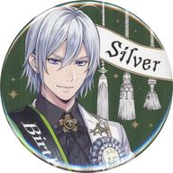 バッジ・ピンズ シルバー 「ディズニー ツイステッドワンダーランド プレミアムバースデー2023 POP UP SHOP in アニメイト 缶バッジコレクション(おめかしバースデー ver.)」