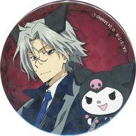 バッジ・ビンズ 獄寺隼人×クロミ(等身) ホログラム缶バッジ 「サンリオアニメストアくじ×eeoくじ 家庭教師ヒットマンREBORN!×サンリオキャラクターズ」 C賞