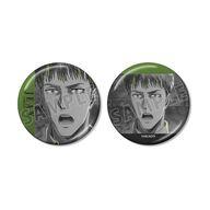 バッジ・ビンズ ジャン・キルシュタイン Ani-Art BLACK LABEL 第3弾 メタリック缶バッジ2個セット 「TVアニメ 進撃の巨人」