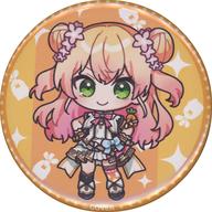 バッジ・ピンズ 桃鈴ねね(アイドル衣装) 「バーチャルYoutuber ホロライブ 桃鈴ねね 『ねねねのね!』リリースイベント記念 ランダム缶バッジ」