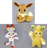 ぬいぐるみ 全3種セット ぐらぶらりんぬいぐるみ〜イーブイ(メスのすがた)・ヒバニー・パモット〜 「ポケットモンスター」 imagen 1