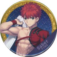 Can Badge Saber Chiyomaru Senshi Gacha Mate Fate/Grand Order Servant Hologram Vol. 1 image 1