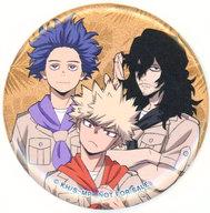 バッジ・ピンズ 爆豪勝己＆心操人使＆相澤消太 描き下ろし サファリルックver. グリッター缶バッジ 「TVアニメ 僕のヒーローアカデミア×東武動物公園2025 描き下ろし サファリルックver. トレーディンググリッター缶バッジ」 イベント限定BOX購入特典