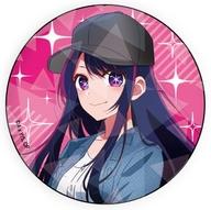Badge Pin Ai Oshi no Ko Hologram Tin Badge 65mm 01. Outing Ver. Original Illustration image 1