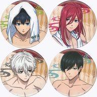 バッジ・ピンズ ノーマル全4種セット 「ブルーロック×極楽湯・RAKU SPA エゴイストたちのふろロック トレーディング缶バッジ 風呂の日Ver.」 gambar 1