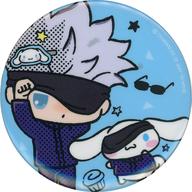 バッジ・ピンズ 五条悟×シナモロール 缶バッジ 「呪術廻戦×サンリオキャラクターズ」 Bild 1
